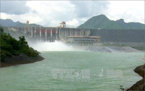 Hồ thủy điện Tuyên Quang. Ảnh: TTXVN