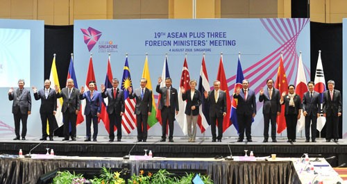 Các Bộ trưởng dự Hội nghị Bộ trưởng Ngoại giao ASEAN+3. Ảnh: BNG cung cấp