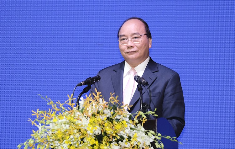 Thủ tướng Nguyễn Xuân Phúc phát biểu tại Hội  nghị - Ảnh: VGP