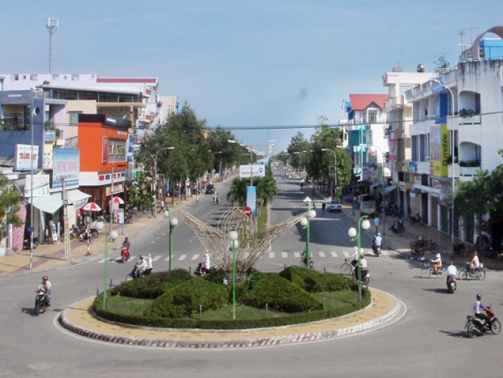 Một góc thành phố Phan Rang-Tháp Chàm, tỉnh Ninh Thuận