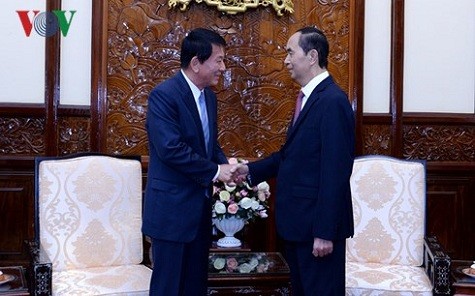 Chủ tịch nước Trần Đại Quang tiếp Đại sứ đặc biệt Việt - Nhật, Nhật - Việt Ryotaro Sugi