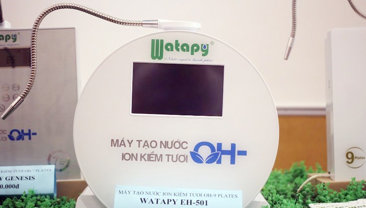 Ra mắt sản phẩm mới cao cấp Máy tạo nước ION kiềm tươi OH - Thương hiệu Watapy