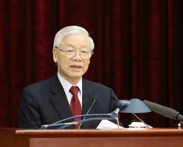 Tổng Bí thư Nguyễn Phú Trọng phát biểu khai mạc Hội nghị Trung ương 8