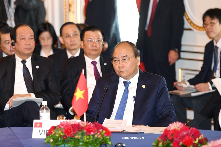 Các đề xuất của Thủ tướng Nguyễn Xuân Phúc tại Hội nghị Cấp cao hợp tác Mekong-Nhật Bản được hội nghị đánh giá cao và phản ánh trong các văn kiện của hội nghị. Ảnh: VGP