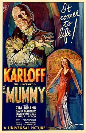 Tấm poster nguyên bản của bộ phim The Mummy năm 1932 được rao bán với giá 1 - 1,5 triệu USD. (Nguồn: Courtesy Sotheby's/Reuters)