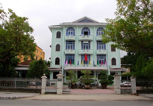 Trụ sở Sở Giáo dục Đạo tạo nằm trên đường Lê Lợi.