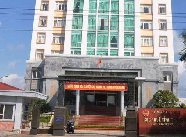 Cục Thuế tỉnh Thanh Hóa.