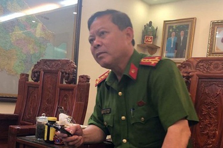 Đại tá Nguyễn Chí Phương, Trưởng công an thành phố Thanh Hóa. Ảnh Internet