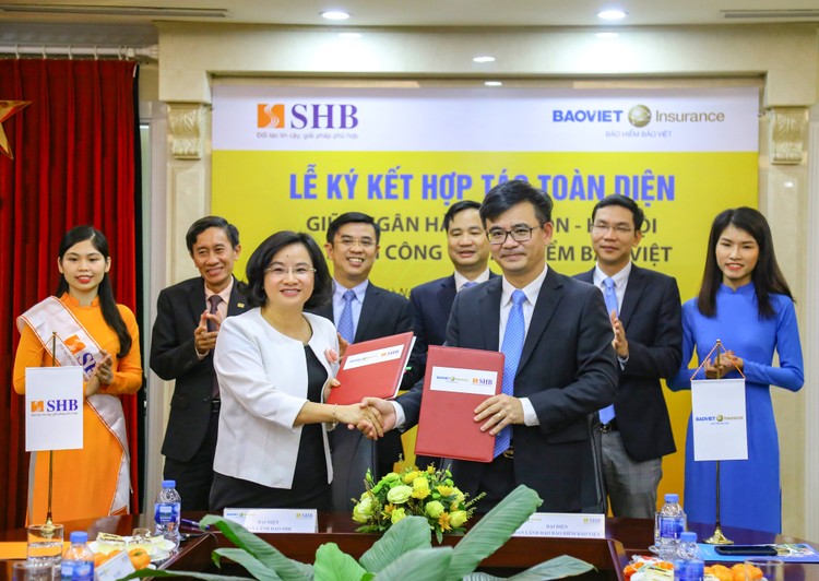 Tổng công ty Bảo hiểm Bảo Việt (Bảo hiểm Bảo Việt) và Ngân hàng Sài Gòn - Hà Nội (SHB) lễ ký hợp tác toàn diện 