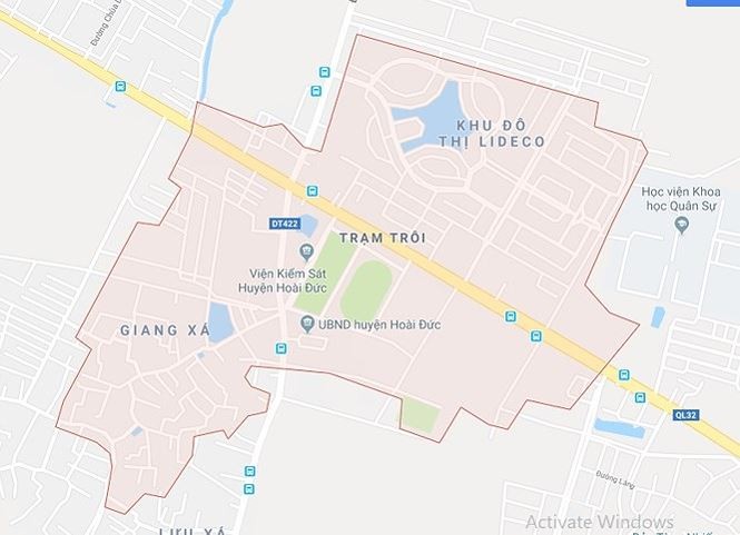 Đồ án quy hoạch trung tâm thị trấn Trạm Trôi có quy mô diện tích khoảng 112,3ha, với dân số từ 13.000 - 15.000 người.

