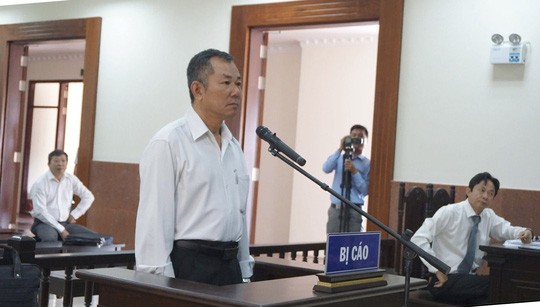 Bị cáo Nguyễn Long Vân tại phiên phúc thẩm ngày 28-2