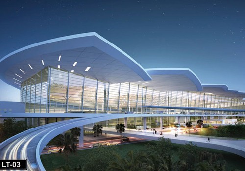 Phối cảnh thiết kế nhà ga sân bay Long Thành.