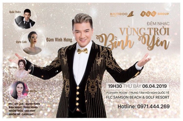 Bamboo Airways tặng khách mua combo bay TP Hồ Chí Minh – Thanh Hoá vé xem đêm nhạc Đàm Vĩnh Hưng