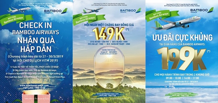 Các chương trình bán vé siêu khuyến mãi của Bamboo Airways