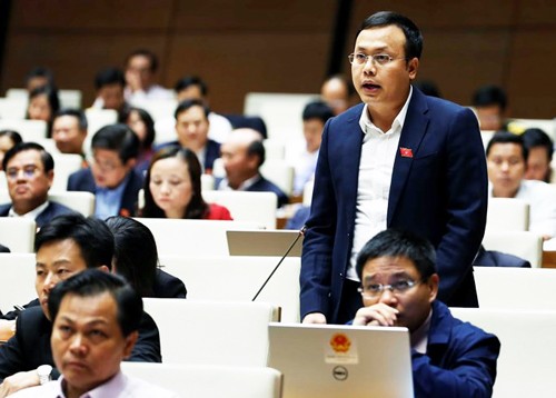 Ông Phạm Quang Thanh phát biểu tại tại Quốc hội cuối năm 2016. Ảnh: Quochoi.vn