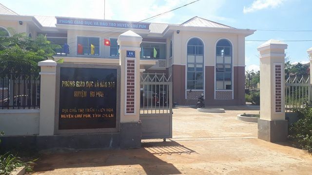 Phòng GD-ĐT huyện Chư Pưh nơi xảy ra nhiều sai phạm liên quan đến tiền hỗ trợ học sinh