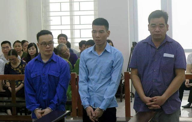 Từ trái sang: Thân Thái Phong, Lê Thanh Tùng và Nguyễn Tuấn Sơn.