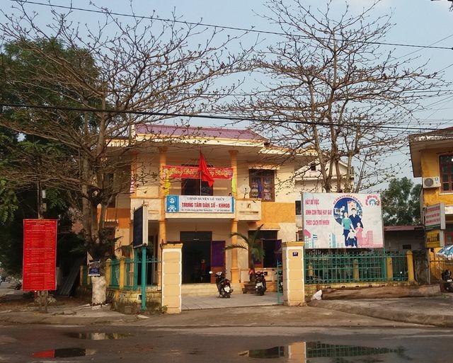 Trung tâm Trung tâm Dân số - Kế hoạch hóa gia đình huyện Lệ Thủy, nơi phát hiện 6 nữ cán bộ dùng chứng chỉ giả để xét tuyển viên chức.