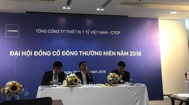 Đại hội cổ đông thường niên năm 2018 của Tổng công ty Thiết bị y tế Việt Nam- CTCP (Vinamed).