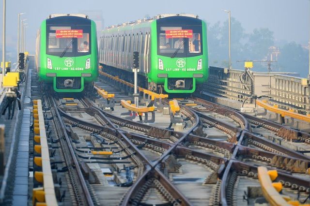 Tuyến đường sắt Cát Linh - Hà Đông chưa hẹn ngày về đích