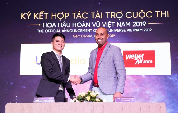 Vietjet ký kết hợp tác tài trợ cuộc thi Hoa hậu Hoàn vũ Việt Nam 2019