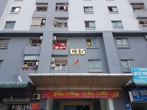 CT5 là một trong số chung cư có căn hộ bị thu hồi sổ hồng