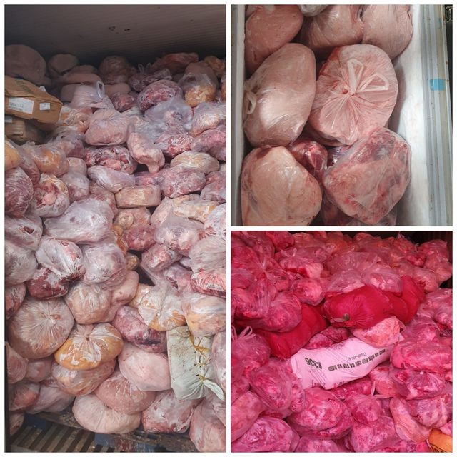Đồng Nai: 40 tấn thịt đông lạnh hôi thối suýt bị làm giò chả nhiễm dịch tả lợn châu Phi