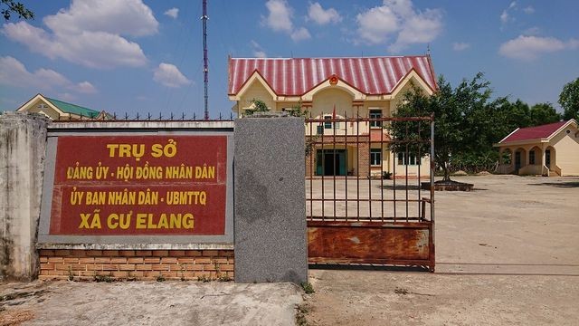 UBND xã Cư Elang nơi hàng loạt cán bộ bị khởi tố