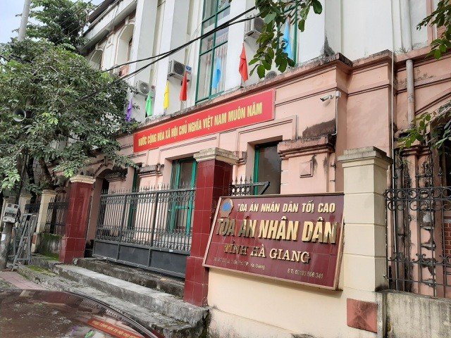 Trụ sở TAND tỉnh Hà Giang.