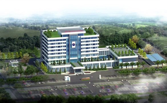Mô hình Bệnh viện Lão khoa tỉnh Quảng Ninh sau khi hoàn thiện