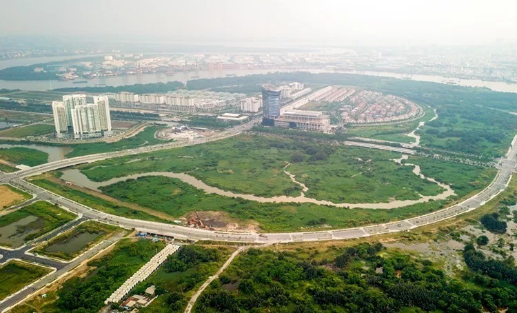 Khu đô thị mới Thủ Thiêm còn 55 lô đất trống với tổng diện tích hơn 793.000 m2