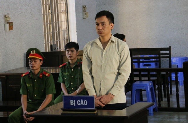 Bị cáo Phạm Thanh Sơn tại phiên tòa