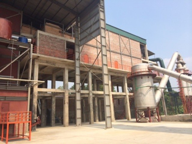 Một góc Nhà máy xử lý chất thải Sơn Tây, Hà Nội.