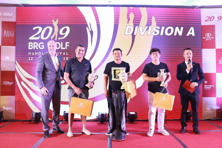 Các gôn thủ đứng đầu Bảng A tại BRG Golf Hà Nội Festival 2019