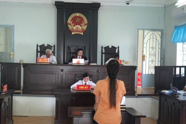 HĐXX đã tuyên phạt bị cáo Trần Thùy Trang 7 năm tù. (Ảnh: CTV)