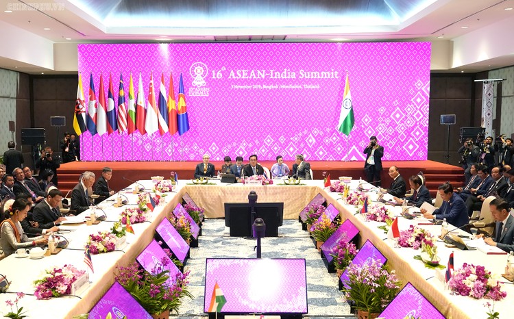 Hội nghị Cấp cao ASEAN - Ấn Độ lần thứ 16. Ảnh: VGP
