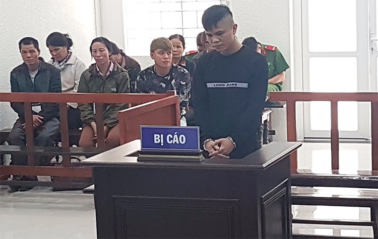 Bị cáo Thái tại phiên toà ngày 6/11
