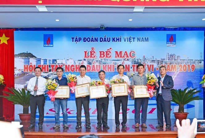 95 cá nhân và 5 tập thể đạt giải tại Hội thi tay nghề Dầu khí 2019