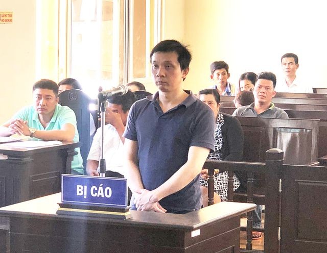 Nguyễn Việt Trung tại tòa. (Ảnh: CTV)