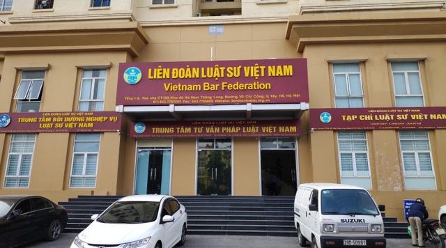 Trụ sở Liên đoàn Luật sư Việt Nam tại Hà Nội.