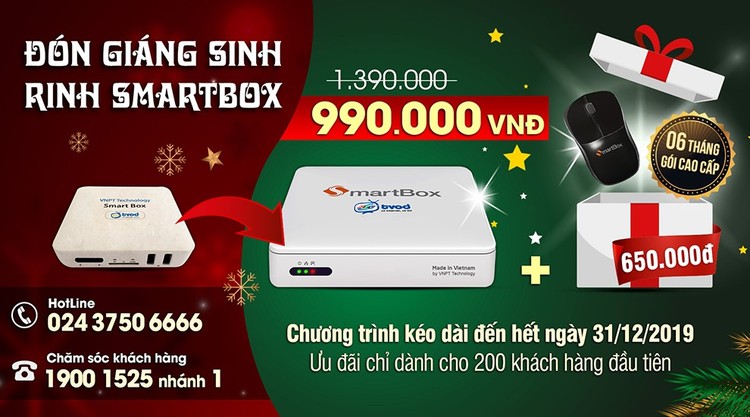 VNPT Technology triển khai chương trình “Đón Giáng Sinh - Rinh SmartBox“