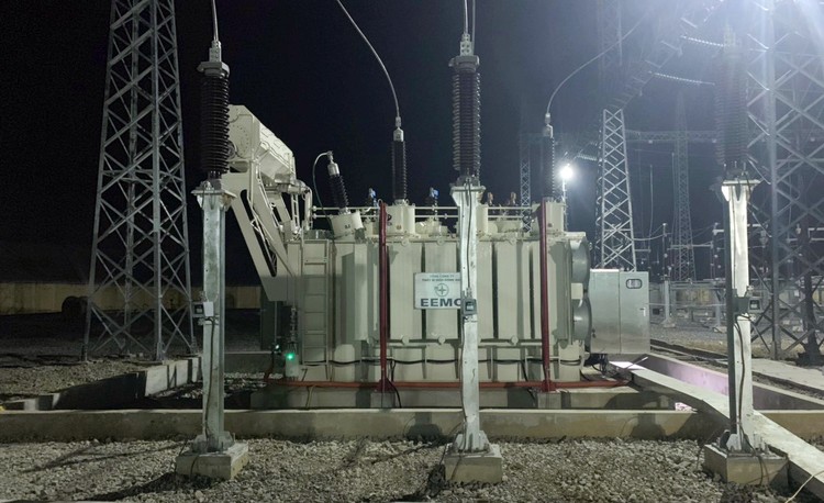 Máy biến áp T3 (110/35/22 kV - 25 MVA) tại TBA 220 kV Sơn Hà
