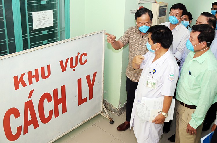 Khu cách ly người bệnh tại Bệnh viện Nhiệt đới Khánh Hòa, ngày 2/2. 