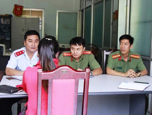 Sở TT&TT Bình Định phối hợp với Phòng PA03 (Công an tỉnh Bình Định) mời bà N.T.H. lên làm việc