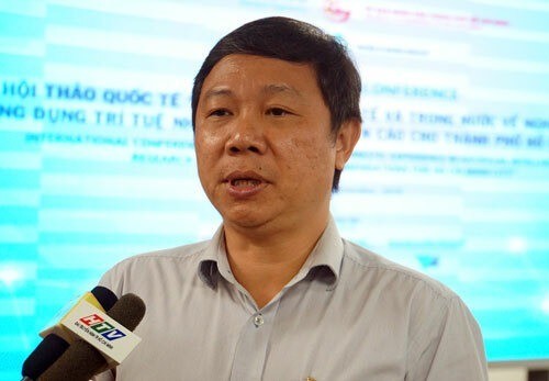 Ông Dương Anh Đức bên lề một buổi hội thảo hồi tháng 9/2019.