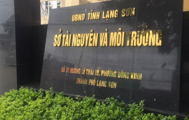 Sở TN&MT tỉnh Lạng Sơn nơi ông Nguyễn Đình Duyệt công tác trước khi bị khởi tố, bắt tạm giam