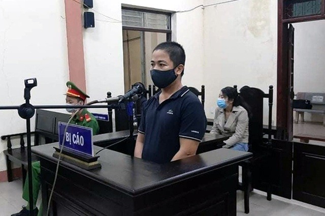 Bị cáo Phạm Văn Hải tại tòa sơ thẩm.