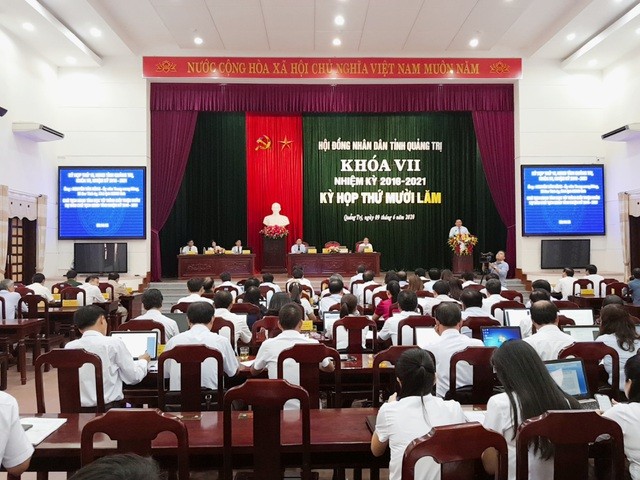 HĐND tỉnh tổ chức kỳ họp thứ 15 bầu ông Võ Văn Hưng giữ chức Chủ tịch UBND tỉnh Quảng Trị.