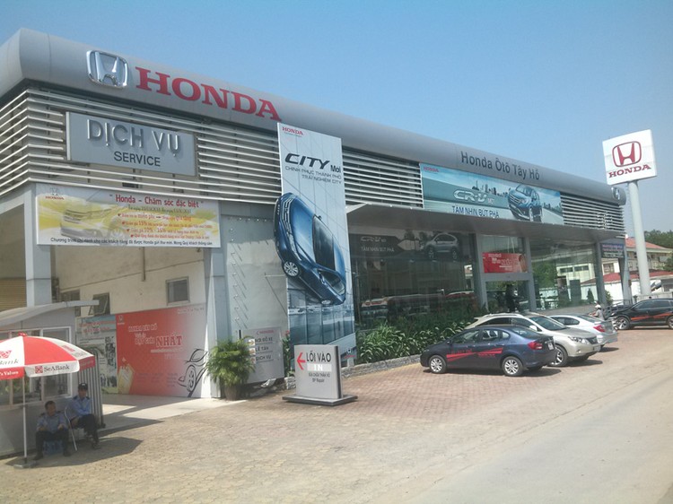 Công ty TNHH Motor N.A Việt Nam, chủ sở hữu showroom Honda Tây Hồ là một trong các nhà đầu tư quan tâm đến lô cổ phần của Vinamotor. Ảnh: LTT st