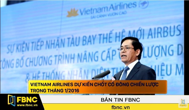 Vietnam Airlines dự kiến chốt cổ đông chiến lược trong tháng 1/2016